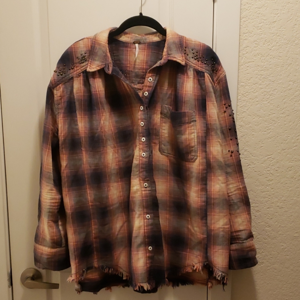Free People Flannel Shirt